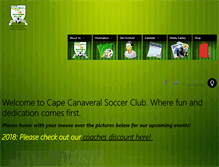 Tablet Screenshot of capecanaveralsoccerclub.org